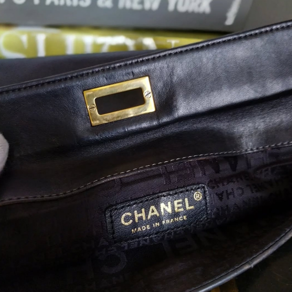 Rare CHANEL Mademoiselle Double Ressue Flap Handbag - Picture 8 of 16